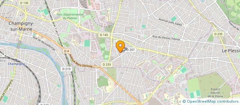 localisation de l'entreprise MADAME SABRINA MOKRANI à CHAMPIGNY-SUR-MARNE