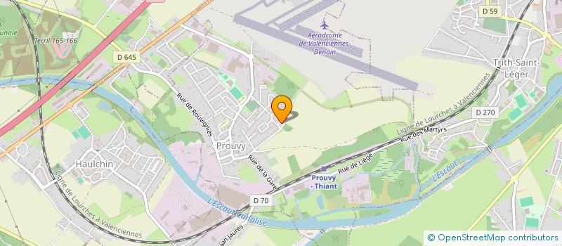 localisation de l'entreprise MADAME SABRINA MONFAUCON  PROUVY