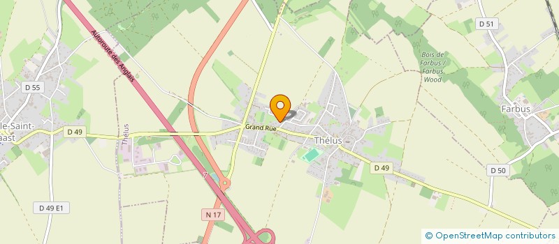 localisation de l'entreprise MADAME SABRINA MONTEIRO  THELUS