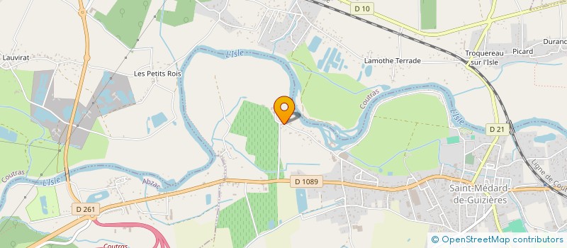 localisation de l'entreprise MADAME SABRINA MONTILLAUD  IZON