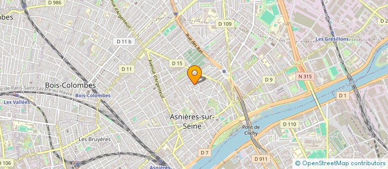 localisation de l'entreprise MADAME SABRINA MOREIRA DA SILVA à ASNIERES-SUR-SEINE