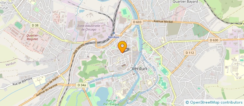localisation de l'entreprise MADAME SABRINA MOREL à VERDUN