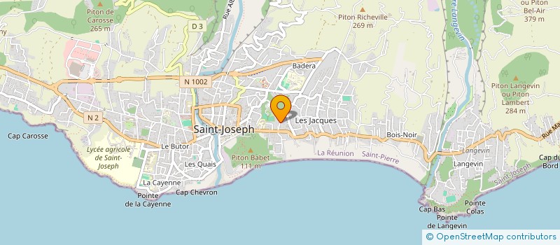 localisation de l'entreprise MADAME SABRINA MOREL à SAINT-JOSEPH