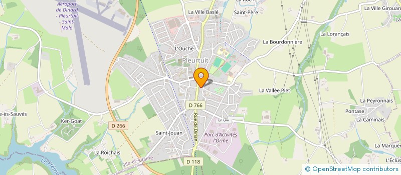 localisation de l'entreprise MADAME SABRINA MORIN  PLEURTUIT