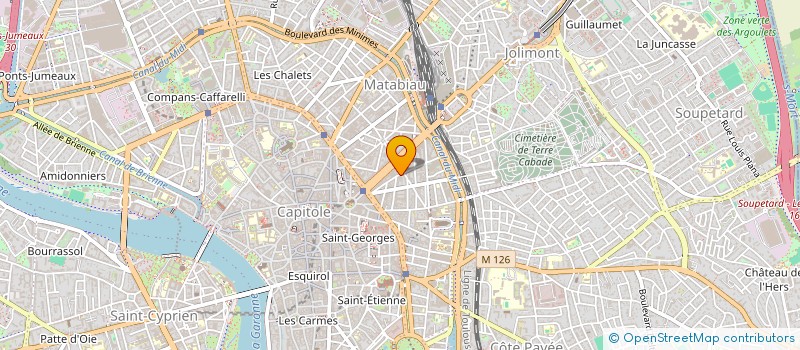 localisation de l'entreprise MADAME SABRINA MOUACI  TOULOUSE