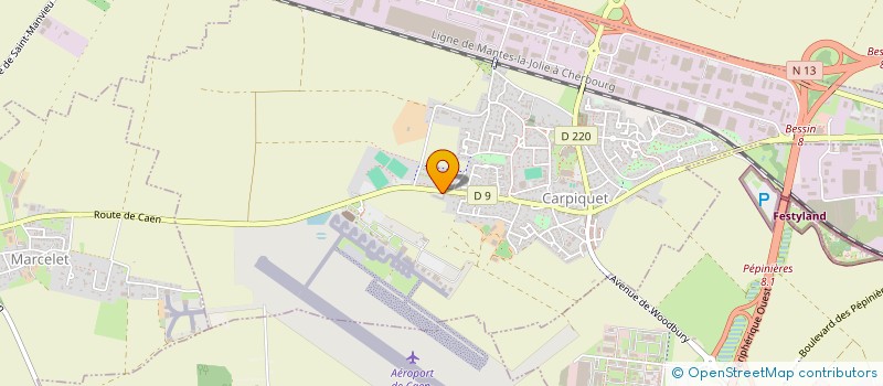 localisation de l'entreprise MADAME SABRINA MOUCHON  CARPIQUET