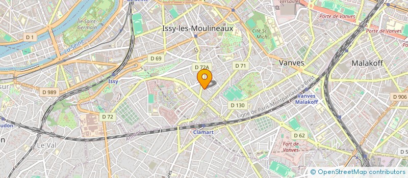 localisation de l'entreprise MADAME SABRINA MOUHOUBI à ISSY-LES-MOULINEAUX