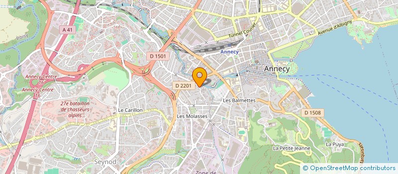 localisation de l'entreprise MADAME SABRINA MOUKALIF à ANNECY
