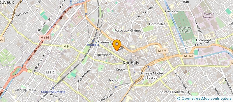 localisation de l'entreprise MADAME SABRINA MOUSSI à ROUBAIX