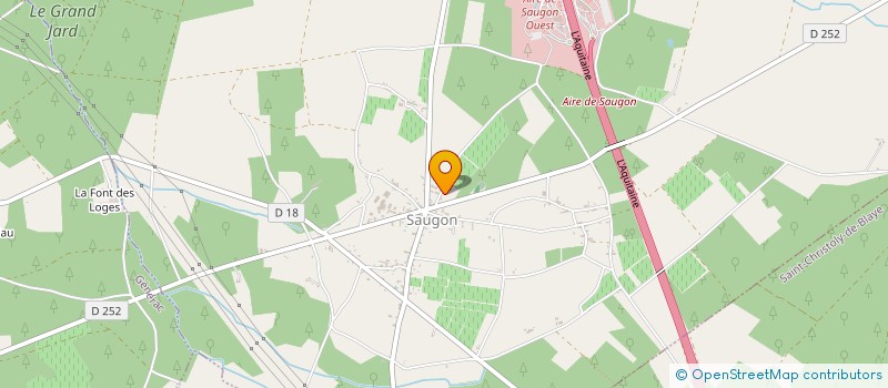 localisation de l'entreprise MADAME SABRINA MOUTET  SAUGON