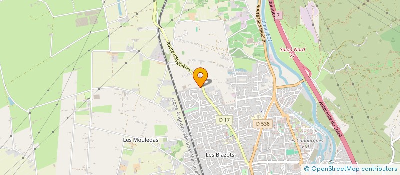 localisation de l'entreprise MADAME SABRINA MOUTON  SALON-DE-PROVENCE