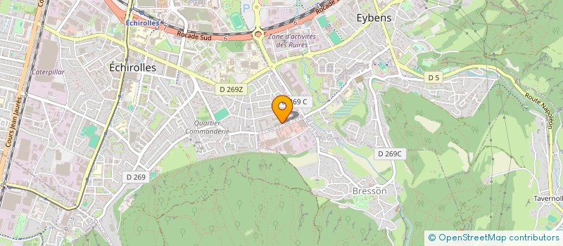 localisation de l'entreprise MADAME SABRINA MUCCIANTE à ECHIROLLES