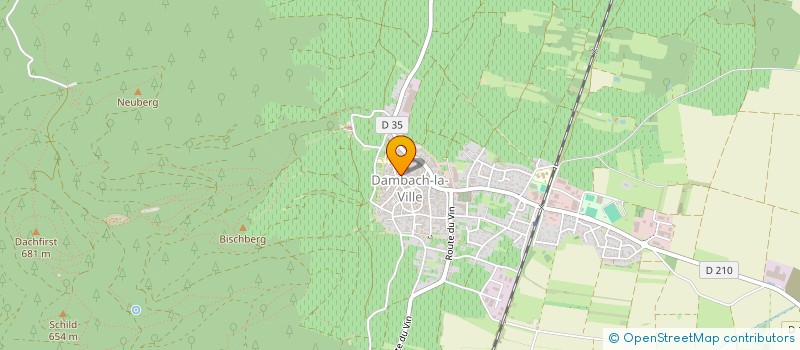 localisation de l'entreprise MADAME SABRINA MULLER  DAMBACH-LA-VILLE