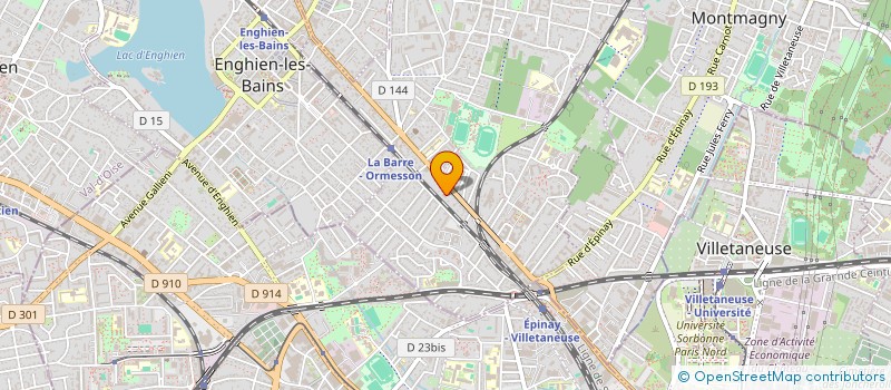 localisation de l'entreprise MADAME SABRINA NAGUIN  DEUIL LA BARRE