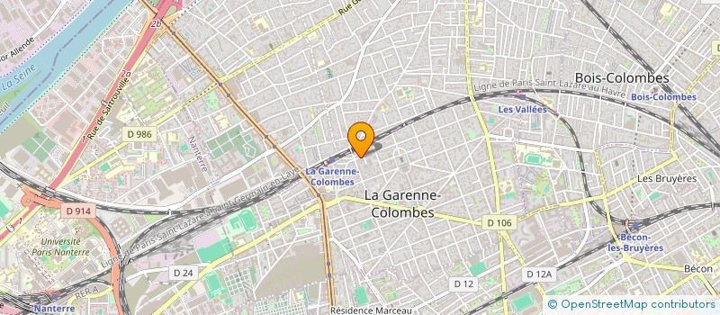 localisation de l'entreprise MADAME SABRINA NAKI  LA GARENNE-COLOMBES