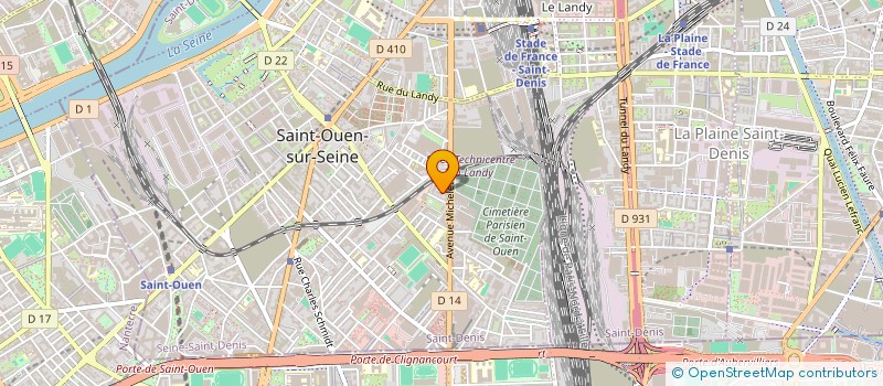 localisation de l'entreprise MADAME SABRINA NASSAR à SAINT-OUEN-SUR-SEINE