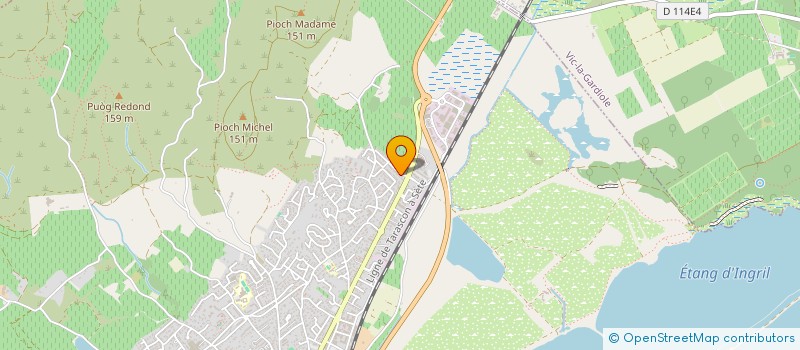 localisation de l'entreprise MADAME SABRINA NEST  FRONTIGNAN