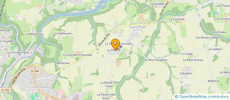 localisation de l'entreprise MADAME SABRINA NICOLAS  LANVALLAY