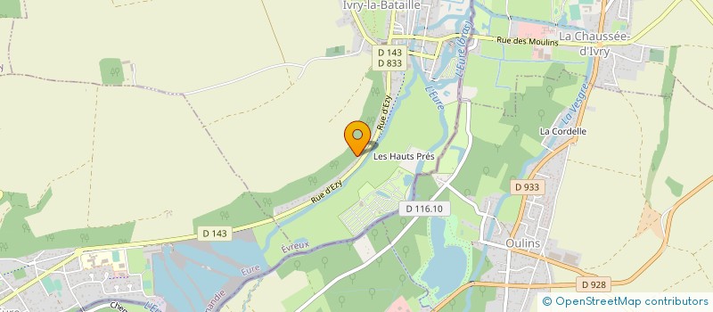 localisation de l'entreprise MADAME SABRINA NIEPCERON  IVRY-LA-BATAILLE