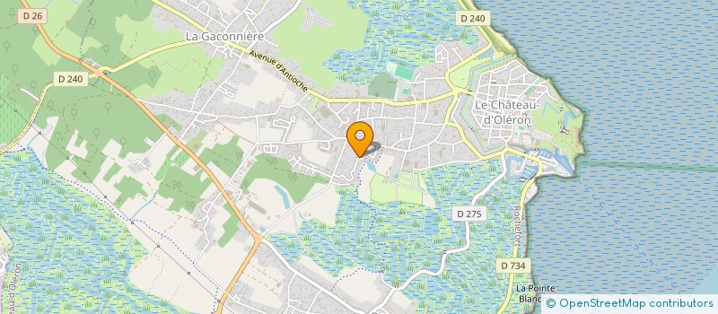 localisation de l'entreprise MADAME SABRINA NIETO  LE CHATEAU-D'OLERON