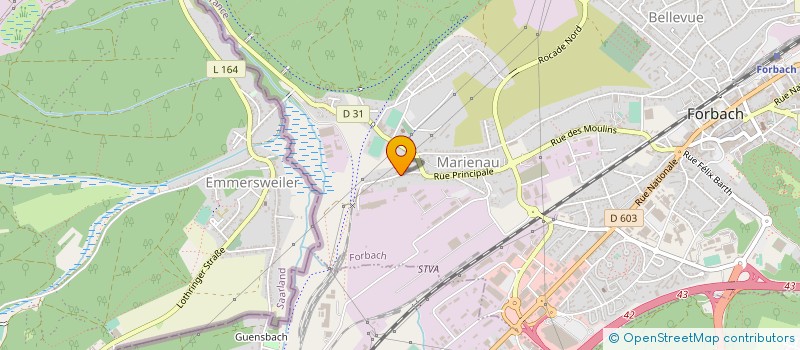 localisation de l'entreprise MADAME SABRINA NIVOIX à FORBACH
