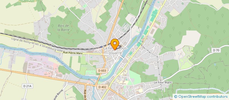 localisation de l'entreprise MADAME SABRINA NIZART  LA FERTE-SOUS-JOUARRE