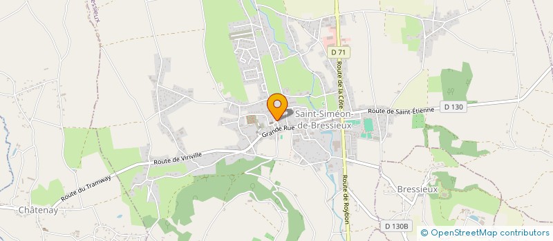 localisation de l'entreprise MADAME SABRINA NOBLANC  SAINT-SIMEON-DE-BRESSIEUX