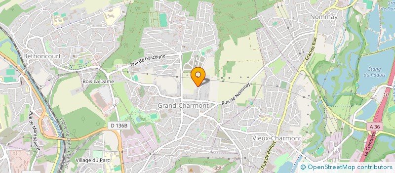 localisation de l'entreprise MADAME SABRINA NOEGELEN  GRAND-CHARMONT