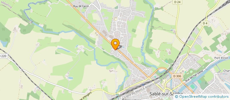 localisation de l'entreprise MADAME SABRINA NOEL-BRIER  SABLE-SUR-SARTHE