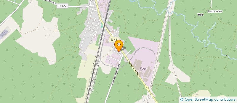 localisation de l'entreprise MADAME SABRINA NOUAILLES  RION-DES-LANDES