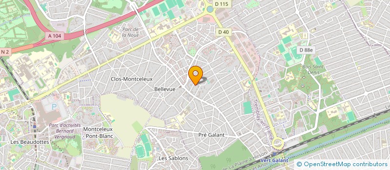 localisation de l'entreprise MADAME SABRINA NOUI à VILLEPINTE