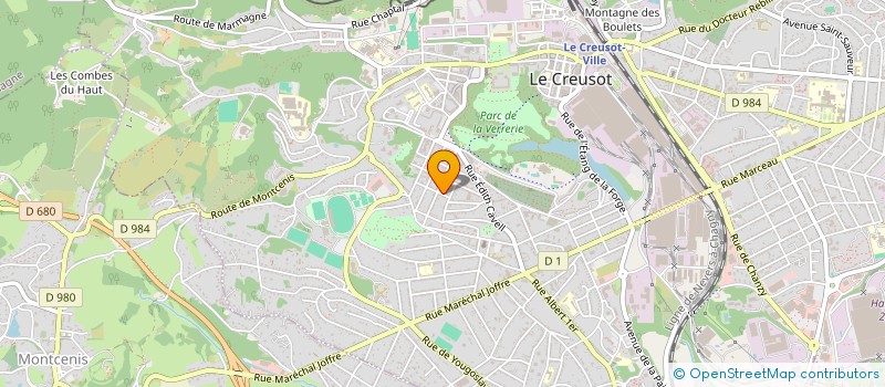 localisation de l'entreprise MADAME SABRINA NOUIRI à LE CREUSOT