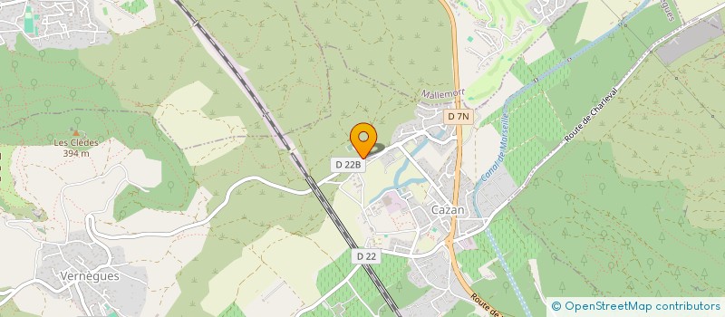 localisation de l'entreprise MADAME SABRINA NUCCI  VERNEGUES