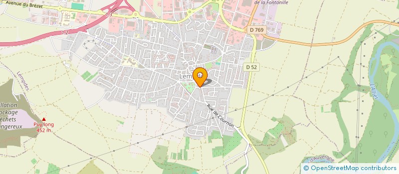 localisation de l'entreprise MADAME SABRINA OLLIER  LEMPDES