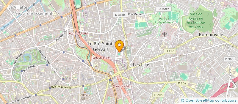 localisation de l'entreprise MADAME SABRINA OMARI à LE PRE-SAINT-GERVAIS