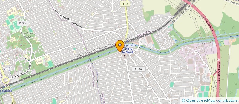 localisation de l'entreprise MADAME SABRINA OUARET  VILLEPARISIS