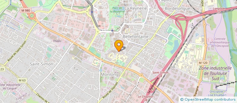 localisation de l'entreprise MADAME SABRINA OUDAI  TOULOUSE