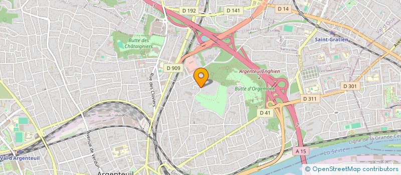 localisation de l'entreprise MADAME SABRINA OUIDJA  ARGENTEUIL