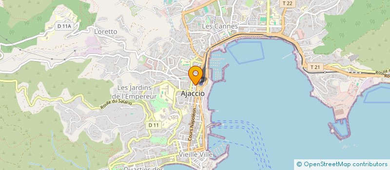 localisation de l'entreprise MADAME SABRINA OUKKAL à AJACCIO