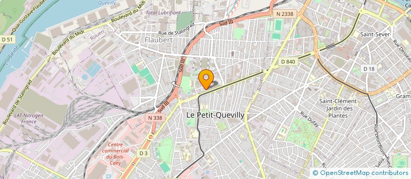 localisation de l'entreprise MADAME SABRINA OULD TAYEB  LE PETIT-QUEVILLY