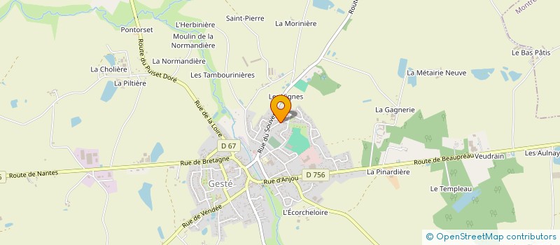 localisation de l'entreprise MADAME SABRINA PAIVA à BEAUPREAU-EN-MAUGES