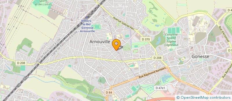 localisation de l'entreprise MADAME SABRINA PARVEZ  ARNOUVILLE