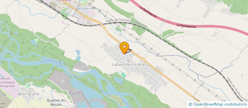 localisation de l'entreprise MADAME SABRINA PASGRIMAUD  LABASTIDE-CEZERACQ