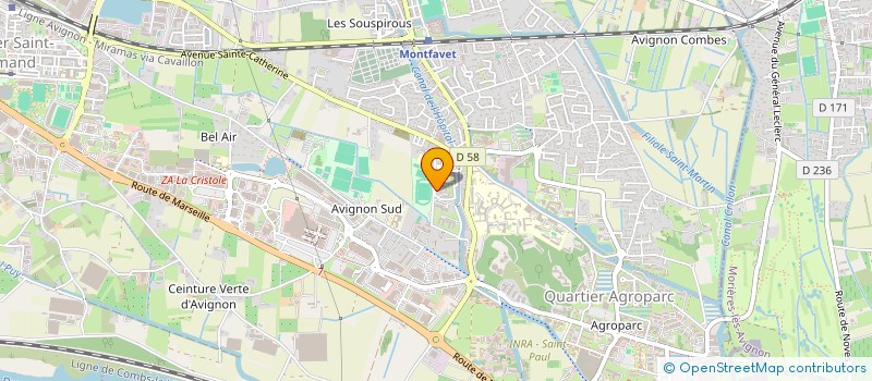 localisation de l'entreprise MADAME SABRINA PEPIN à AVIGNON