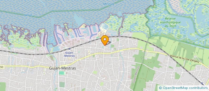 localisation de l'entreprise MADAME SABRINA PERESTRELO  GUJAN-MESTRAS