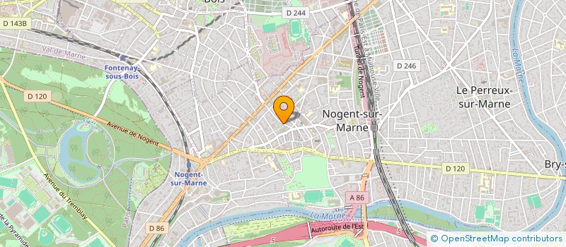 localisation de l'entreprise MADAME SABRINA PEREZ à NOGENT-SUR-MARNE