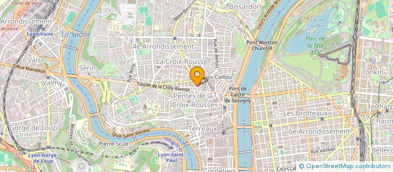 localisation de l'entreprise MADAME SABRINA PERRAULT à LYON