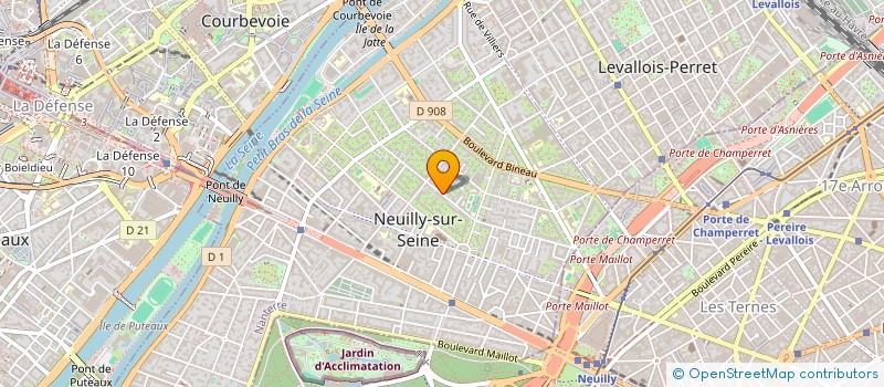 localisation de l'entreprise MADAME SABRINA PERREIRA RODRIGUES à NEUILLY-SUR-SEINE