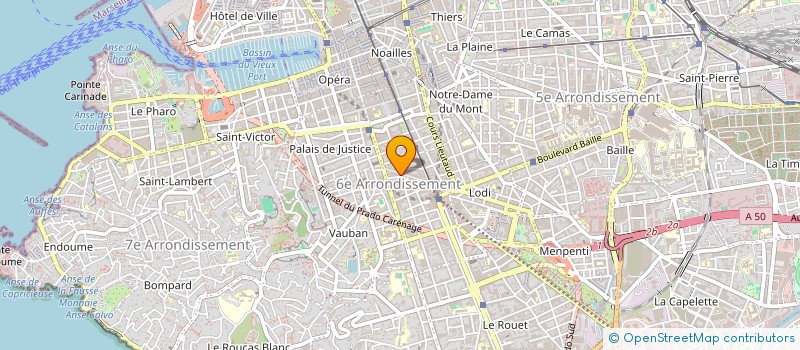 localisation de l'entreprise MADAME SABRINA PERRONE à MARSEILLE