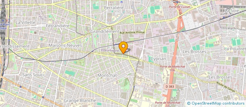 localisation de l'entreprise MADAME SABRINA PESSOZ  BRON